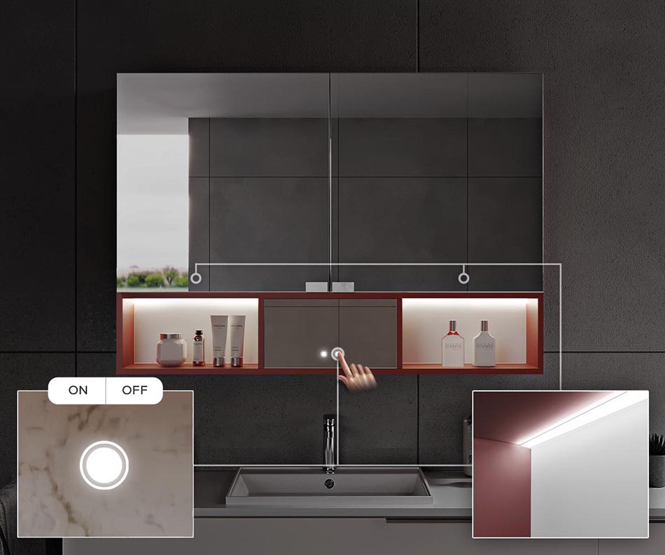 Nišų LED apšvietimas.