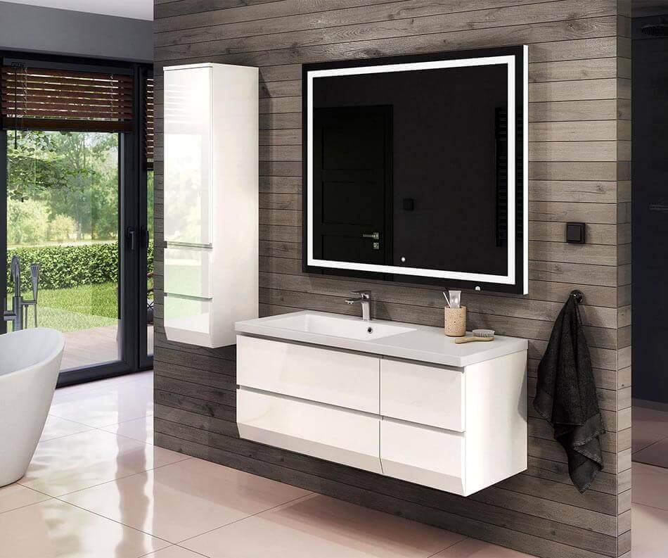 Pasirinkite vonios kambario spintelių komplektą su vienu iš dviejų galimų spalvų variantų
