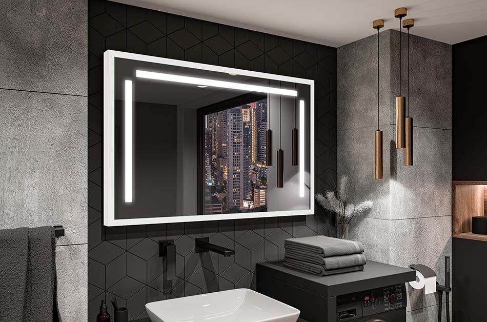 Veidrodis su juodu rėmu veidrodis su mediniu rėmu? Rinkitės iš šešių rėmelių spalvų! Patikrinkite, kas tiks jūsų kambariui!