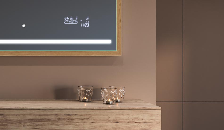 Veidrodis juodoje loft stiliaus rėmelyje, skirtas modernioms ir minimalistinėms vonios kambariams | ARTFORMA