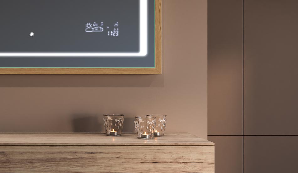 Veidrodis juodoje loft stiliaus rėmelyje, skirtas modernioms ir minimalistinėms vonios kambariams | ARTFORMA