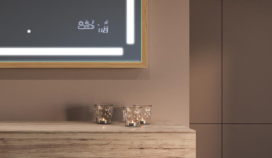 Veidrodis juodoje loft stiliaus rėmelyje, skirtas modernioms ir minimalistinėms vonios kambariams | ARTFORMA