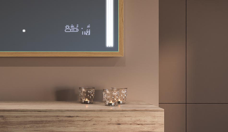 Veidrodis juodoje loft stiliaus rėmelyje, skirtas modernioms ir minimalistinėms vonios kambariams | ARTFORMA