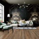 Glazūruotos grindų plytelės 60x120 su auksine gysla, matinės, rektifikuotos, A4H110 „Pierre Black“ #3