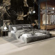 Glazūruotos grindų plytelės 60x120 su auksine gysla, matinės, rektifikuotos, A4H110 „Pierre Black“ #4