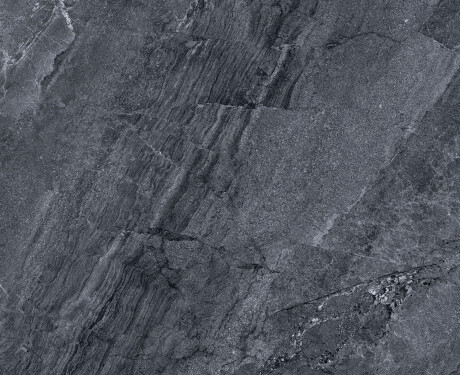 Glazūruotos grindų plytelės 120x120 cm, antracito spalvos, akmens tekstūros, matinės, A4H1138 „Agathos Anthracite“