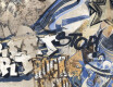 Didelio formato 120x280 cm glazūruotos grindų plytelės, smėlio spalvos, matinės, rektifikuotos, A4H255 „City Graffiti Beige“