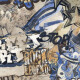Didelio formato 120x280 cm glazūruotos grindų plytelės, smėlio spalvos, matinės, rektifikuotos, A4H255 „City Graffiti Beige“ #1
