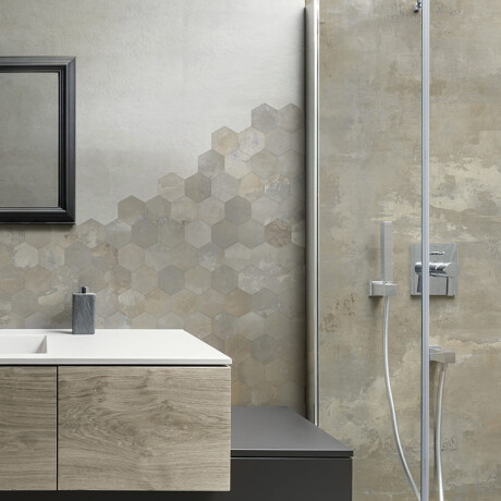 Didelio formato 120x280 cm glazūruotos grindų plytelės, smėlio spalvos, matinės, rektifikuotos, A4H257 „City Beige“ #5