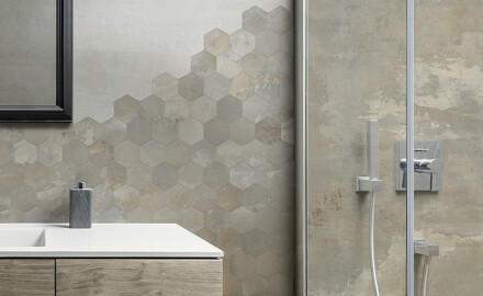 Glazūruotos grindų plytelės 120x120 cm, smėlio spalvos, matinės, rektifikuotos A4H258 „City Beige“