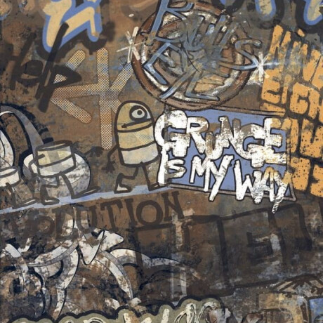Didelio formato 120x280 cm glazūruotos grindų plytelės, matinės, rektifikuotos, A4H262 „City Graffiti Multicolor“ #1