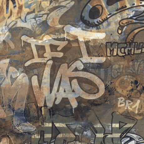 Didelio formato 120x280 cm glazūruotos grindų plytelės, matinės, rektifikuotos, A4H262 „City Graffiti Multicolor“ #2