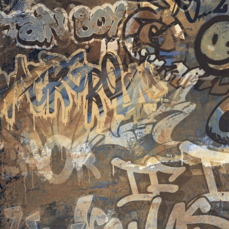 Didelio formato 120x280 cm glazūruotos grindų plytelės, matinės, rektifikuotos, A4H262 „City Graffiti Multicolor“ #7