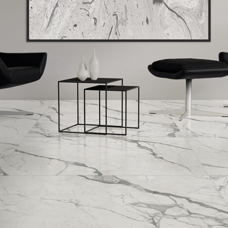 Glazūruotos grindų plytelės 120x120 cm, matinės, su pilka gysla, rektifikuotos A4H455 „Statuario Superiore“ #3