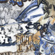 Glazūruotos grindų plytelės 120x280 cm, pilkos spalvos, matinės, rektifikuotos, A4H640 „City Graffiti White“ #5