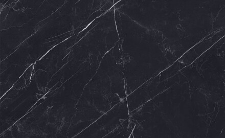 Didelio formato keraminės plytelės 120x280, juodas marmuras su baltomis gyslomis, matinis paviršius A4H688 „Markina Black“