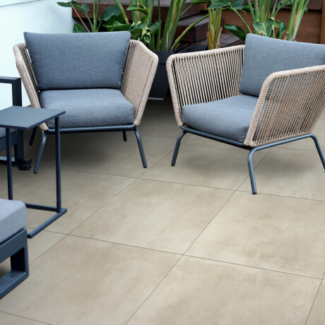 Didelio formato keraminės plytelės 120x280, matinis smėlio spalvos betono atspalvis, A4H753 „Louft Cream“ #4