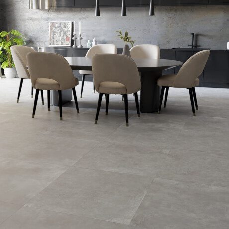 Didelio formato keraminės plytelės 120x280, pilkos spalvos matinis betonas, A4H763 „Louft Ash“ #1