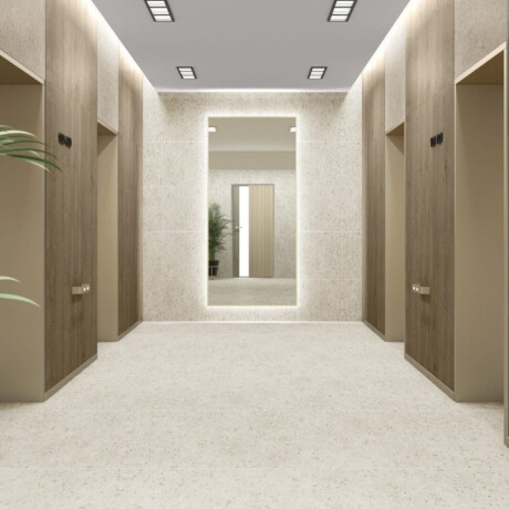 Glazūruotos grindų plytelės 60x120 „Sand“ matinės, rektifikuotos A4H96, teraco #1