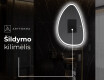 Dekoratyvinis veidrodis su LED apšvietimu B222 #8