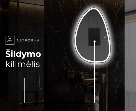 Dekoratyvinis veidrodis su LED apšvietimu B222 #8