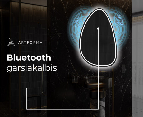 Netaisyklingos pakabinamas dekoratyvinis veidrodis B223 #5