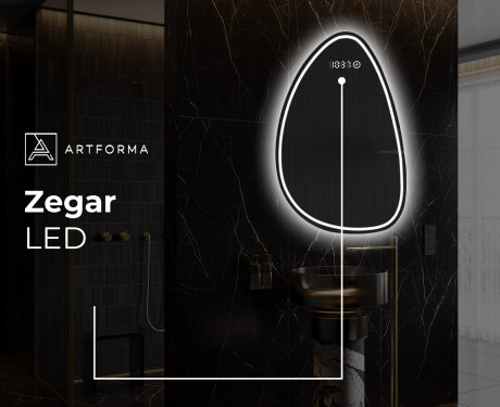 Netaisyklingos pakabinamas dekoratyvinis veidrodis B223 #7