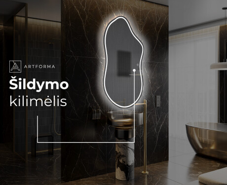 Dekoratyvinis veidrodis su LED apšvietimu F223 #8