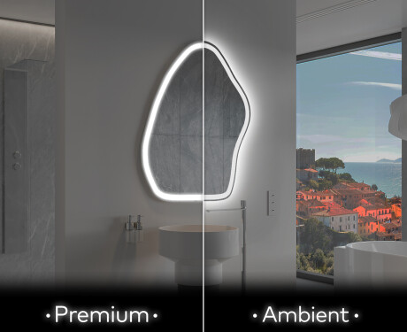 Dekoratyvinis veidrodis su LED apsvietimu G222