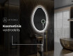 Dekoratyvinis veidrodis su LED apšvietimu U222 #5