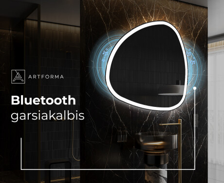 Dekoratyvinis veidrodis su led apšvietimu J222 #5