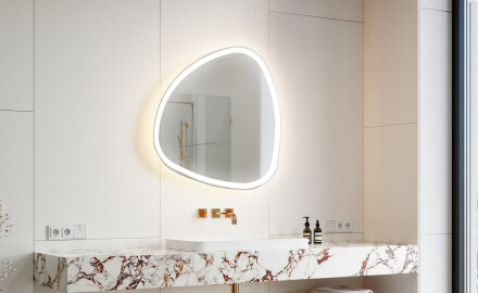 Dekoratyvinis veidrodis su led apšvietimu J222