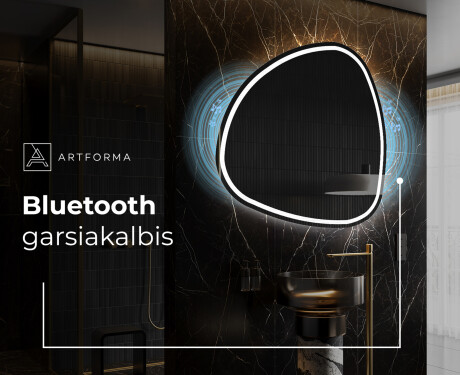 Dekoratyvinis veidrodis su led apšvietimu J223 #5
