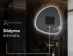 Dekoratyvinis veidrodis su led apšvietimu J223 #8