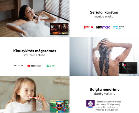 Veidrodis mediniame rėme su LED apšvietimu #3