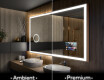 Apšviestas vonios veidrodis LED L01 #1