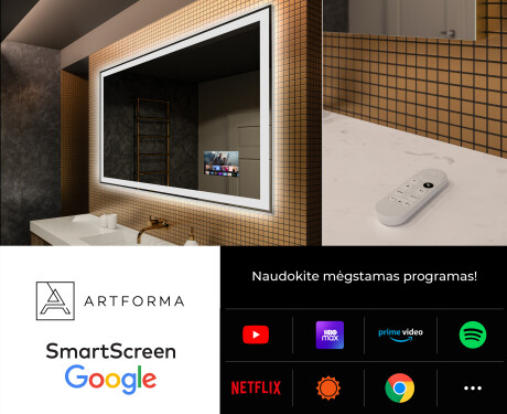 Apšviestas vonios veidrodis LED L01 #4