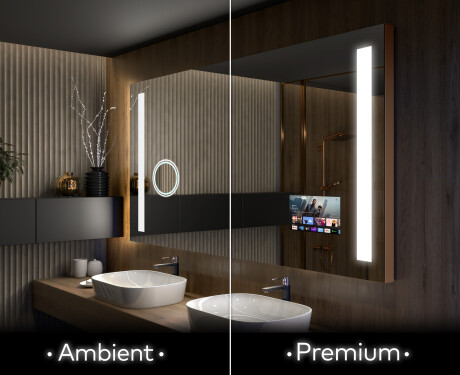 Apšviestas vonios veidrodis LED L02