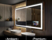 Apšviestas vonios veidrodis LED L15 #1