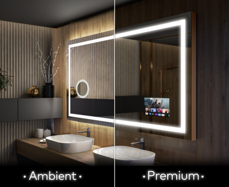 Apšviestas vonios veidrodis LED L15
