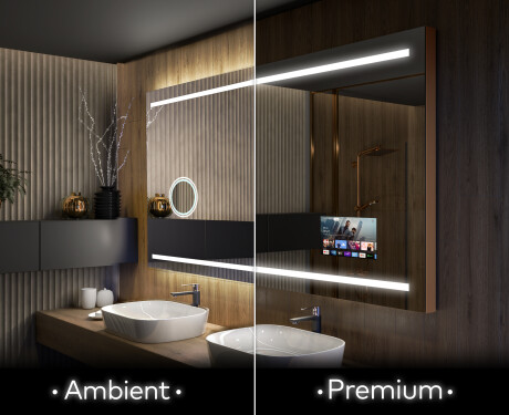 Apšviestas vonios veidrodis LED L23