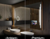 Apšviestas vonios veidrodis LED L27