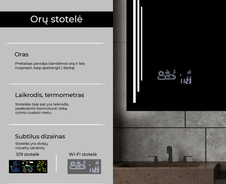 Apšviestas vonios veidrodis LED L27 #5