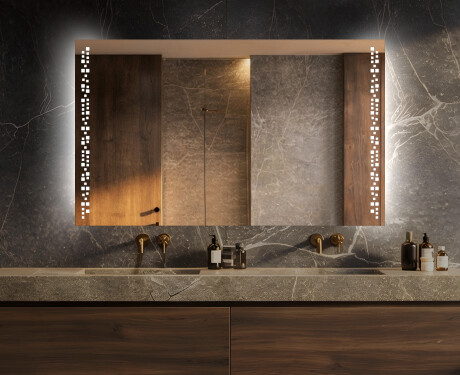 Apšviestas vonios veidrodis LED L38