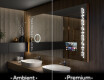 Apšviestas vonios veidrodis LED L38 #1