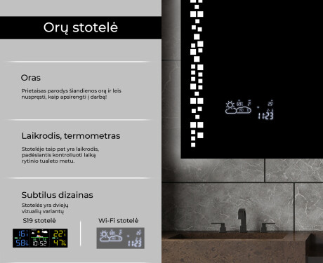 Apšviestas vonios veidrodis LED L38 #5