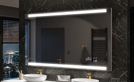 Apšviestas vonios veidrodis LED L47