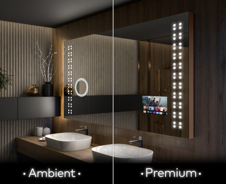 Apšviestas vonios veidrodis LED L55 #1