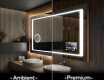Apšviestas vonios veidrodis LED L61 #1