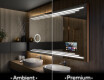 Apšviestas vonios veidrodis LED L75 #1